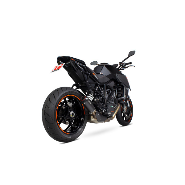 Scorpion Exhaust KTM 1290 Superduke R 2014 - 2019 Red Power Slip-on Black Ceramic Coated Sleeve
